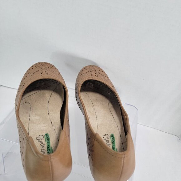 Baretraps Womens Mariah Almond Toe Slip-On Flats Size 6 Neutral Memory Foam‎ - Picture 6 of 7